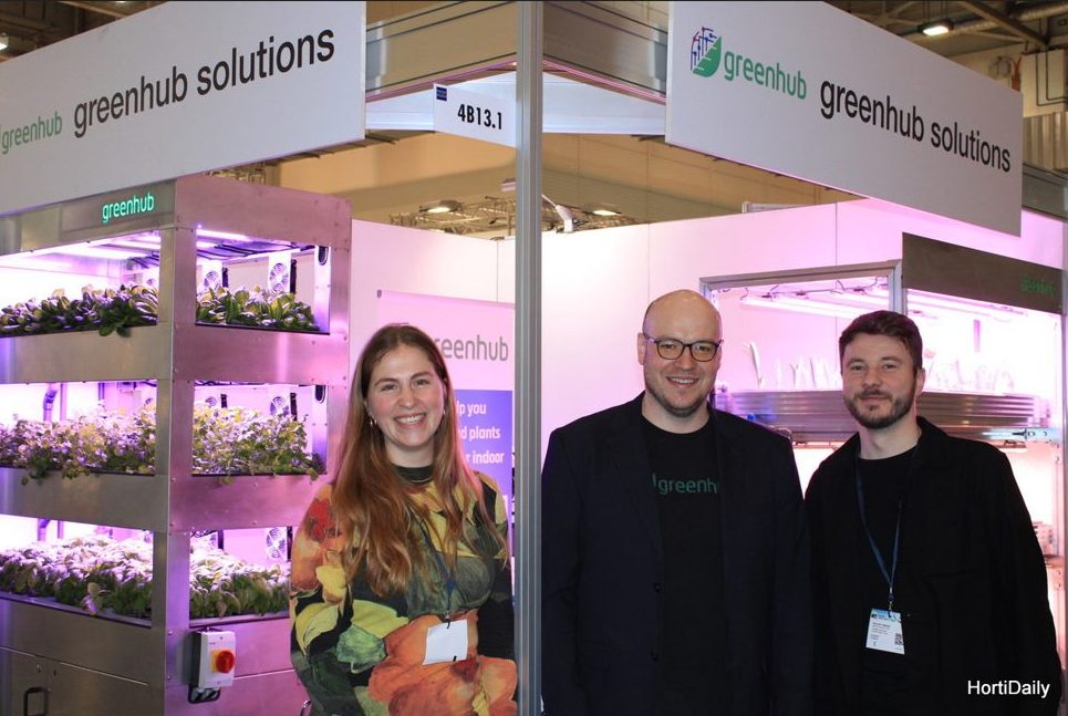 IPM essen greenhub solutions Isabelle van Doorn, Kay Plat and Alexander Jaworski featured with GreenConnect by Hortidaily